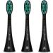 Happybrush Sustainable Electric Toothbrush Brush Heads Eco VIBE 3 - Black/Mint | 3x3 Pack | Eco-Friendly Oral Care - Buy Online on GoSupps.com