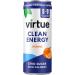 Virtue Clean Energy - Natural Energy Drink - Sugar Free Zero Calories Vegan Keto Friendly Gluten Free Vitamin B (Orange 12 x 250ml) Orange 250 ml (Pack of 12) - Buy Online on GoSupps.com
