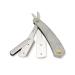 VIKINGS BLADE Single Edge Straight Razor with 50 Swedish Steel Blades | Classic Barber Shavette - Eco-Friendly & Reusable - Buy Online on GoSupps.com