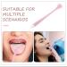 Beavorty Silicone Tongue Scraper - Double Sided Oral Care Cleaner Brush for Bad Breath - Professional Dental Kit - Pink - Buy Online on GoSupps.com