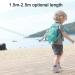 Funsland 4-in-1 Children's Leash Backpack - Anti-Lost Belt & Wrist Link for Toddlers 1-3 Years - Green - Buy Online on GoSupps.com