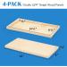 Falling in Art 8x16 Birch Wood Panels Kit - 4 Pack Studio Cradle Boards for Painting, Pouring Art, Crafts & Burning - 3/4 Deep Wooden Canvas - Buy Online on GoSupps.com