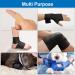 9 Roll Self-Adhesive Cohesive Bandage - 5cm x 4.5m Elastic Vet Wrap for Cats Dogs & Horses - Black - Buy Online on GoSupps.com