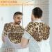 Leopard Skin Print Beard Bib Apron | Waterproof Hair Catcher for Men | Ideal Grooming Cloth with Suction Cups - Perfect Gifts for Men - Buy Online on GoSupps.com
