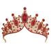 Crown Bridal Hair Band Holiday Party Hair Accessories Headpieces Headdresses(TS-J2938GRED)
