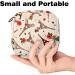 Portable Women's Menstrual Cup Bags - Multicolored Eiffel Tower Design for Teen Girls | Bind-Up Pockets for Tampons & First Period Essentials - Buy Online on GoSupps.com