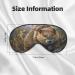 Beaver Soft Eye Mask Sleeping Mask Breathable Eye Mask Perfect for Travel and Relaxation - Buy Online on GoSupps.com
