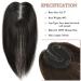 Molefi Upgraded Dark Brown Lace Base Hair Topper - Real Human Hair Extension for Women - Buy Online on GoSupps.com