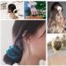 THXSILK Silk Hair Scrunchies - 6 Pack Elastic Hair Bands in Grey | Women's Hair Accessories - Buy Online on GoSupps.com