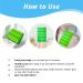 Korean Big Exfoliating Mitt and Body Towel Set (3pcs) - Large Size Scrubber for Dead Skin Removal in Green, Blue, Yellow - Buy Online on GoSupps.com