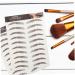 FOMIYES 18 Sheets Waterproof Eyebrow Stickers Beauty Tools Eyebrow Grooming Shaping Sticker 3d Cosmetic Hair - Buy Online on GoSupps.com