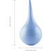 90ml Rubber Suction Ear Syringe Hand Bulb - Blue | Ear Washing Squeeze Bulb - Buy Online on GoSupps.com