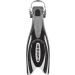 Cressi Frog Plus Open Heel Scuba Diving Fins - Black/Silver L/XL - US Men's 10-13, US Lady 11-14, EU 44-47 - Buy Online on GoSupps.com