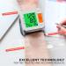 Accurate Wrist Blood Pressure Monitor with Adjustable Cuff for Home Use - 2x120 Memory, Backlight LCD Display, Carrying Case - White+Orange - Buy Online on GoSupps.com