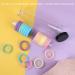 BOOBEES 20 Pack Colorful Seamless Hair Ties - Elastic Rubber Bands for Girls & Children - Buy Online on GoSupps.com