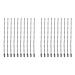 Shapenty 4 Inch Stainless Steel Ball Bead Chains Connector Clasp Extension Keychain Tag Key Rings for Jewelry Finding Making Accessories, 2.4 mm Diameter, 20PCS