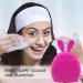 Soft Silicone Face Scrubber - Soft Silicone Face Scrubber Face Exfoliator Brush - Face Brushes for Cleansing Manual Face Scrub Clean Brush Cute Rabbit Ears Shape for Women Men Coatuiyo - Buy Online on GoSupps.com