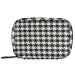 Classic Houndstooth Travel Pill Organizer Case 7 Day Pill Box Holder Large Daily Medicine Organizer for Vitamin Fish Oil Travel Family Business