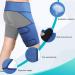Groin Support Hip Brace for Sciatica Nerve Pain Relief - Compression Wrap for Hamstring, Arthritis, and Muscle Recovery - Navy Blue - Buy Online on GoSupps.com