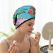 Buy Tropical Jungle Flamingo Microfiber Hair Towel | Soft Super Absorbent Quick Dry Wrap for Long Curly Thick Hair - Ideal for Women - Buy Online on GoSupps.com