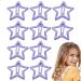 Small Hair Clips - Five-pointed Toddler Hair Charm Snap Hair Clips Clips Cute Hair Accessories for Baby Toddler Girls Kids Women Hair Styling Accessories Maijia 1 count (Pack of 1) Lavender