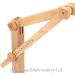 Organic Beech Wood Adjustable Frame Stand for Needlework - 15.75x22.05 Cross Stitch Embroidery Holder - Buy Online on GoSupps.com