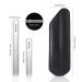 Bezox Glass Nail File Set - 2PCs Durable 13cm & 9cm Professional Salon Tools for Acrylic & Natural Nails - Top-Quality Manicure Kit - Buy Online on GoSupps.com