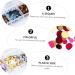 Healeved Nail Art Accessories Ultra-Thin Glitter Sequins & Crown Bow Clips for Stunning Nail Designs | Assorted Colors & Stainless Steel Stickers - Buy Online on GoSupps.com