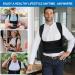 Black Breathable Posture Corrector for Women | Adjustable Lumbar Support Belt for Back Pain | Ideal for Kids Adults & Students (L) - Shop Now - Buy Online on GoSupps.com