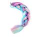 4-Color Mix Synthetic Jumbo Braiding Hair Extensions - 2 Packs for Crochet Box Braids & Twists (Pink/Purple/Green/Blue) - Buy Online on GoSupps.com
