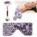 Buy Gua Sha Board Set - Purple Metal Holder & Face Roller Massager for Neck Forehead & Eye | Beauty Tools for Glowing Skin - Buy Online on GoSupps.com