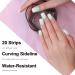 Semi Cured Gel Nail Strips Gel Nail Stickers - 16 Pcs Nail Stickers for Nail Art Soft Self-Adhesive Gel Nail Wraps Easy Apply & Remove for Salon-Quality Manicure Kit (UV/LED Lamp Required) (BSS-0367) - Buy Online on GoSupps.com