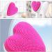 Angoily Love Cleansing Brush Face Scrub Manual Face Wash Brush Face Massaging Brush Skin Care Face Brush Heart Facial Cleaning Brush Manual Facial Washing Brush Handheld Scrubber - Buy Online on GoSupps.com