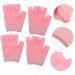 MERRYHAPY 2 Pairs Gel Gloves Fingerless Gloves Hand Cracked Gloves Night Hand Gloves Dry Hands Gloves Overnight Gloves for Dry Hands Moisturizing Gloves Spa Gloves Knitting 16X13X1CM - Buy Online on GoSupps.com