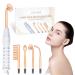 High Frequency Facial Machine-with 4 Pcs Glass Tubes, Portable Handheld High Frequency Facial Wand, Home Face Skin Wand