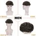 Silk-Co Toupee Extensions for Men - Real Human Hair 7A Light Brown Hair Parts - Premium Quality Male Hair Extensions - Buy Online on GoSupps.com