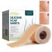 Silicone Scar Sheets,Silicone Scar Tape Roll 1.6”x 120”(8 Month Supply),Soft Silicone Gel Scar Tape,Reusable And Effective Scar Removal Sheets Scar Strips For C-Section & Keloid Surgery, Burn, Acne