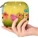 Menstrual Pad Bag with Zipper | Stylish Ladies Napkin Pouch & Tampons Collection Bag for Women and Girls | Bird Houses Design - Buy Online on GoSupps.com
