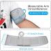 Large Blood Pressure Cuff Replacement 32-45cm for Omron - Compatible with Omron M2/M2 Basic/X2 Smart/X3 Comfort/X7 Smart - 7 Connectors Included - Buy Online on GoSupps.com