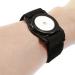 Sensor cover bracelet compatible with Libre 1.2 14 day adjustable flexible transmitter protection sensor cover arm band safely protect during sport no glue patch (black 4-16 inches)