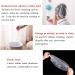 Vtrem 30 Disposable Shower Caps + 60 Ear Protector Caps - Waterproof Elastic Bath Caps for Hair Dye - Clear Plastic Covers for Women Spa, Home, Hotel, and Salon - Buy Online on GoSupps.com