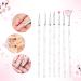 7pcs Nail Art Brushes Set - Professional & Home Use Embossing Liner Pens for Nail Painting - Buy Online on GoSupps.com