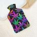 Colorful Leaves Hot Water Bottle with Plush Cover | Bed Hand Warmer for Adults & Kids - 26.5x15.3cm - Buy Online on GoSupps.com