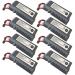 WELLVEUS 8 Pack MR-J3BAT Battery for MELSERVO MR-J3BAT for ER6VC119A/B 3.6V 2000mAh