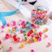 100 Mini Hair Claw Clips - Colorful Bead Hair Pins for Girls, Kids, Toddlers - Small Plastic Clamps for Women - Hair Accessory - Buy Online on GoSupps.com