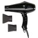 Aria Beauty Ionic Addiction Professional Hair Dryer - Blow Dryer with Cool Shot Function - Suitable for Salon or Home Use - Black - 1 pc