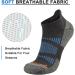 COOVAN 7 Pack Men's Ankle Socks - Athletic Low Cut Running Tab Socks, Breathable & Cushioned in Black - Buy Online on GoSupps.com