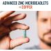 Zinc 30mg Microbeadlets with Copper | Vegan Gluten-Free Zinc Bisglycinate & Orotate | Acne Support Supplements - 60 Capsules - Buy Online on GoSupps.com