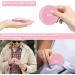 Dnom Dose of Bite: Premium Denture Container & Prosthesis Box - Pink Round with Silicone Mat - Buy Online on GoSupps.com