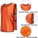 KUAIPAO Soccer Pinnies Training Vests - Orange, Size Large | Team Practice Jersey for Kids, Youth, and Adults - Buy Online on GoSupps.com